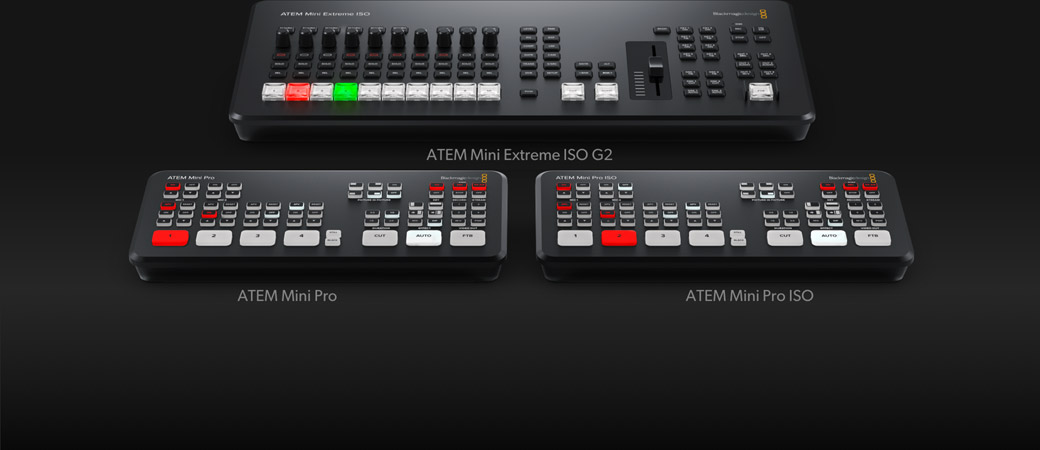 Four great ATEM Mini Models