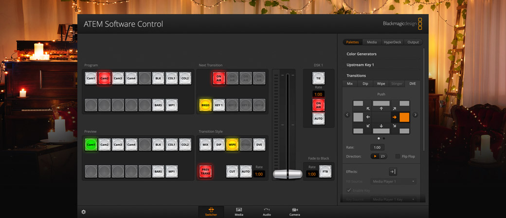 Full virtual switcher control panel!