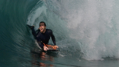 Mitch Blewitt in Barrel