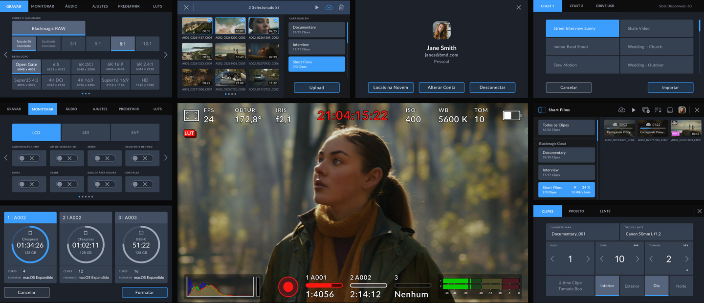 Powered by Blackmagic OS