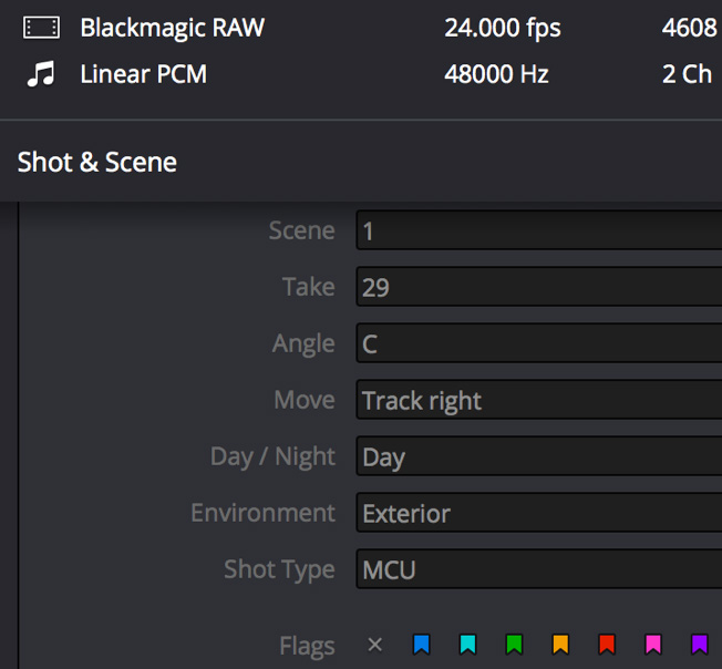 Camera Metadata