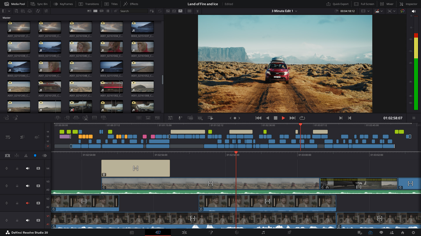 DaVinci Resolve 20 Cut Page