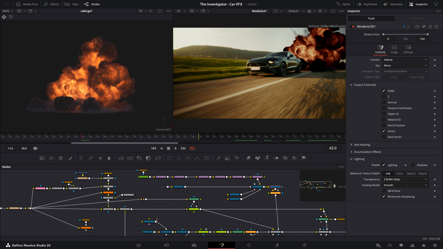 DaVinci Resolve 20 Fusion Page
