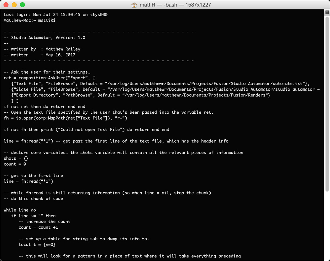 Scripting